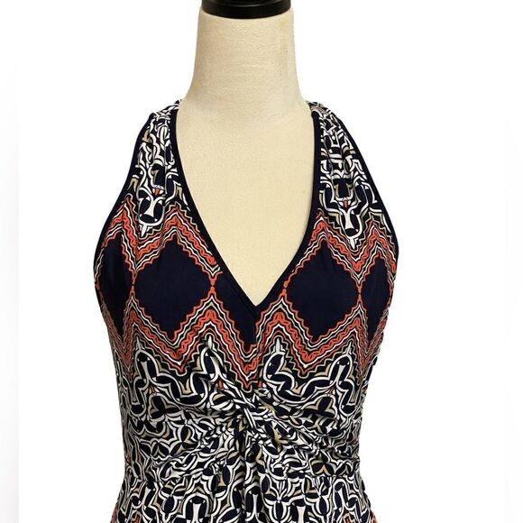 Laundry by Shelli Segal Geometric Designed Halter Design Dress (Small) - Picture 5 of 11